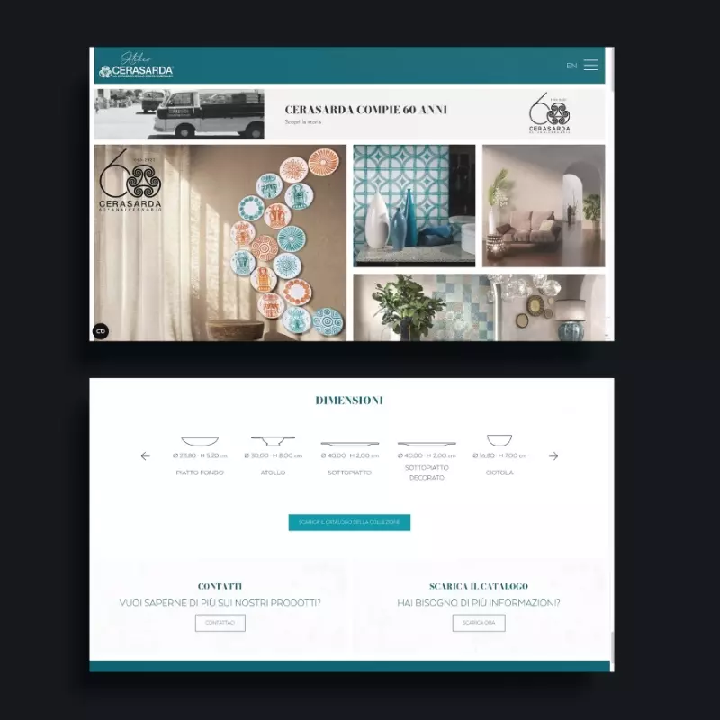 Creazione siti web: caso studio atelier cerasarda