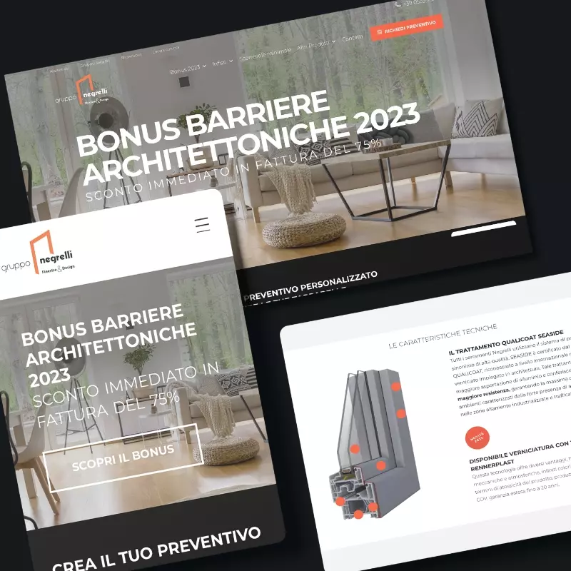 Creazione siti web: caso studio gruppo negrelli