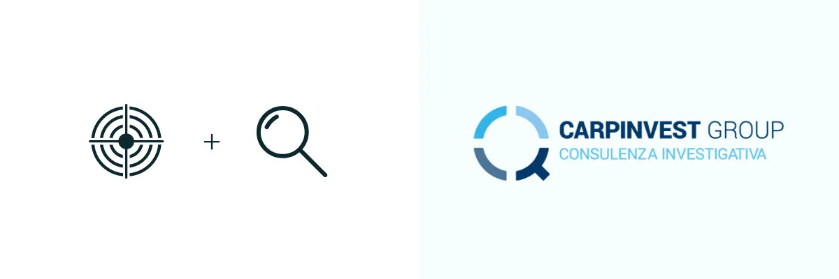 Progettazione grafica di un logo per un'agenzia investigativa